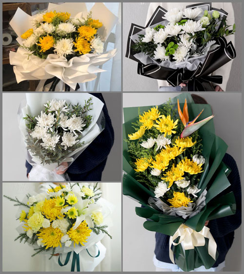 贵州毕节市威宁县新发乡田边村白事花束代送